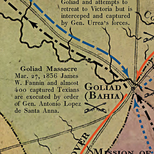Texas History Classroom Maps - 3 Map Set