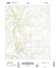 US Topo 7.5-minute map for Ryan OKTX