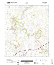 US Topo 7.5-minute map for Cedar Bend TX