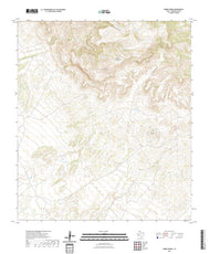 US Topo 7.5-minute map for Cerro Orona TX