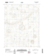 US Topo 7.5-minute map for Claytonville NW TX