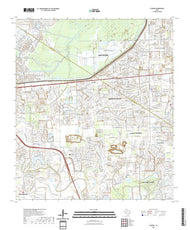US Topo 7.5-minute map for Clodine TX