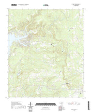 US Topo 7.5-minute map for Council Creek TX