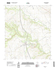 US Topo 7.5-minute map for Crawford TX