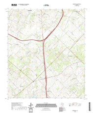 US Topo 7.5-minute map for Creedmoor TX