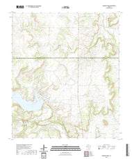 US Topo 7.5-minute map for Crooked Creek TX