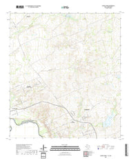US Topo 7.5-minute map for Cuervo Creek TXTAM