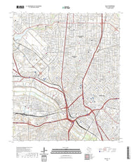 US Topo 7.5-minute map for Dallas TX
