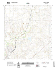 US Topo 7.5-minute map for Deadmans Hill TX