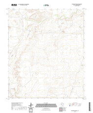 US Topo 7.5-minute map for Delaware Spring TX