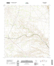 US Topo 7.5-minute map for Dryden TX