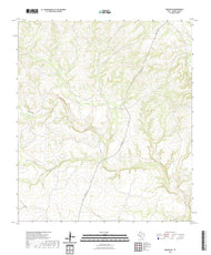US Topo 7.5-minute map for Dryden NE TX