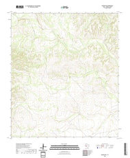 US Topo 7.5-minute map for Dryden NW TX