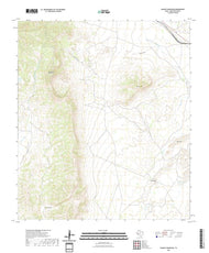 US Topo 7.5-minute map for Dugout Mountain TX