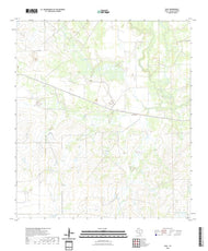 US Topo 7.5-minute map for Dull TX