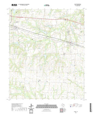 US Topo 7.5-minute map for Ector TX