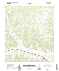 US Topo 7.5-minute map for Elm Slough TX