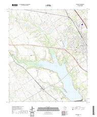 US Topo 7.5-minute map for Ennis West TX