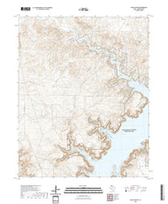 US Topo 7.5-minute map for Evans Canyon TX