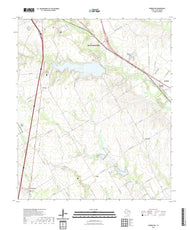 US Topo 7.5-minute map for Forreston TX
