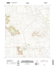 US Topo 7.5-minute map for Gail TX