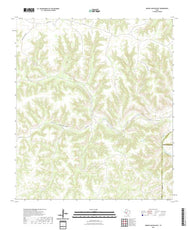 US Topo 7.5-minute map for Geddis Canyon East TX