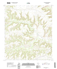 US Topo 7.5-minute map for Geddis Canyon NW TX