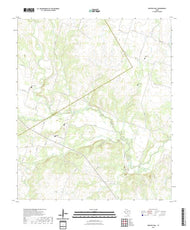US Topo 7.5-minute map for Gentrys Mill TX