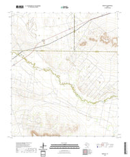 US Topo 7.5-minute map for Girvin SE TX