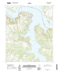 US Topo 7.5-minute map for Gordonville TXOK