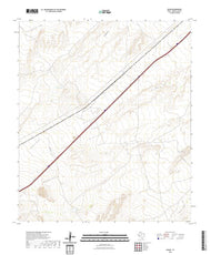 US Topo 7.5-minute map for Gozar TX