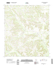 US Topo 7.5-minute map for Hackberry Draw NE TX