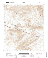 US Topo 7.5-minute map for Hackett Peak TX