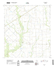 US Topo 7.5-minute map for Hahn TX