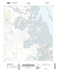US Topo 7.5-minute map for Hawk Island TX