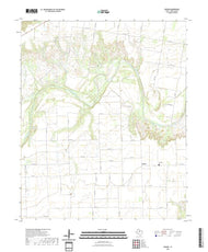 US Topo 7.5-minute map for Hefner TX
