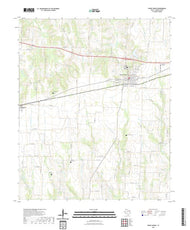 US Topo 7.5-minute map for Honey Grove TX
