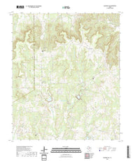 US Topo 7.5-minute map for Huckabay SW TX