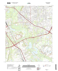US Topo 7.5-minute map for Hutchins TX