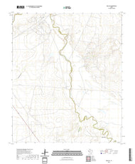 US Topo 7.5-minute map for Orla SE TX