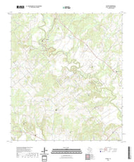 US Topo 7.5-minute map for Ottine TX