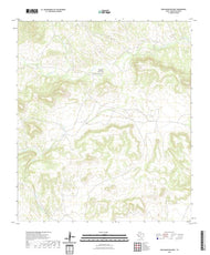 US Topo 7.5-minute map for Pine Mountain West TX