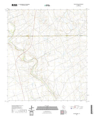 US Topo 7.5-minute map for Pulliam Ranch TX