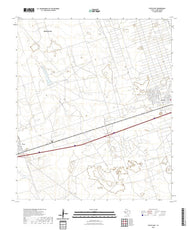 US Topo 7.5-minute map for Pyote East TX