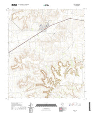 US Topo 7.5-minute map for Rankin TX