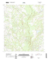 US Topo 7.5-minute map for Reliance TX