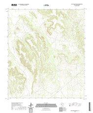 US Topo 7.5-minute map for Rock House Draw NE TX