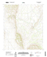 US Topo 7.5-minute map for Rock House Gap TX
