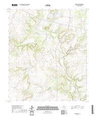 US Topo 7.5-minute map for Rowden NW TX