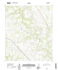 US Topo 7.5-minute map for Rucker TX